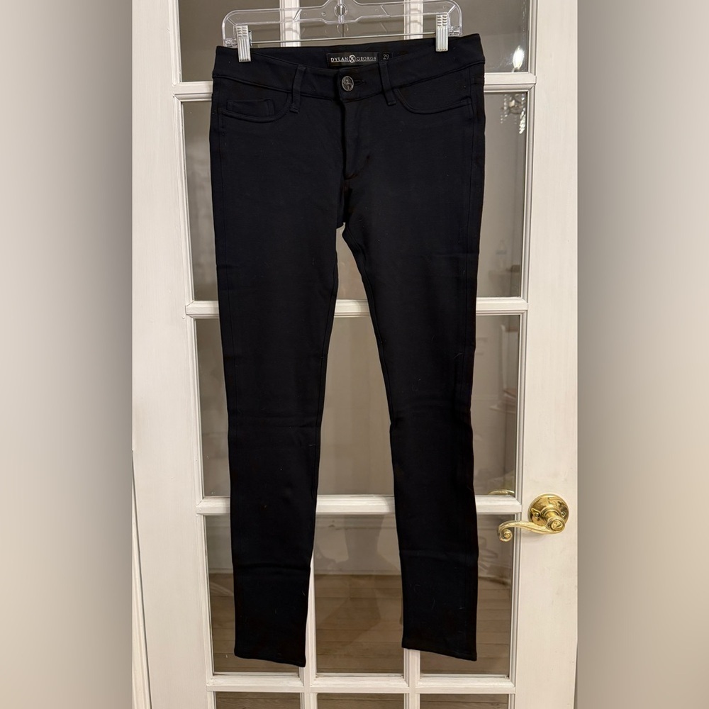 DYLAN GEORGE Women's Black Stretch Skinny Jeans Size 29